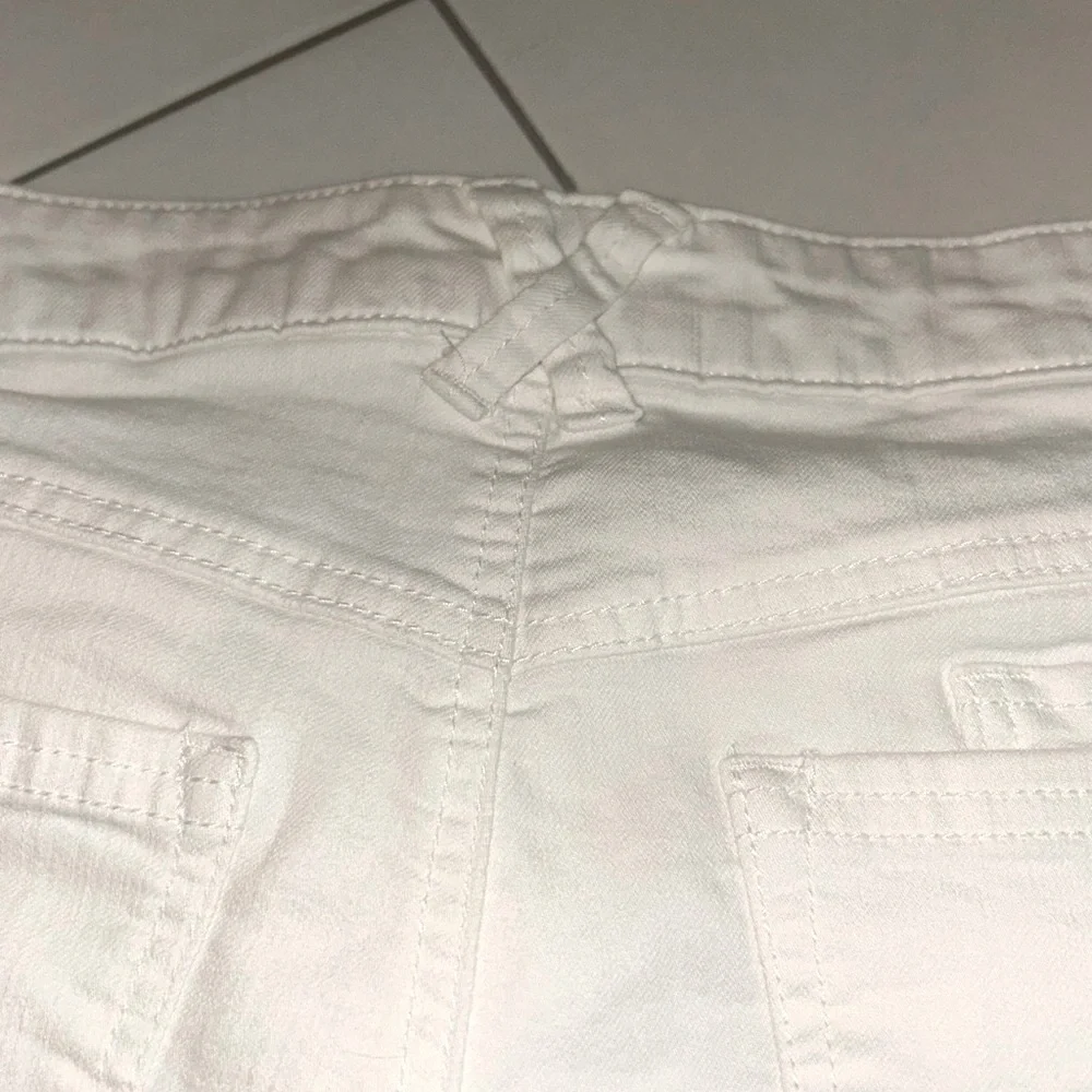 Women's White Denim Shorts